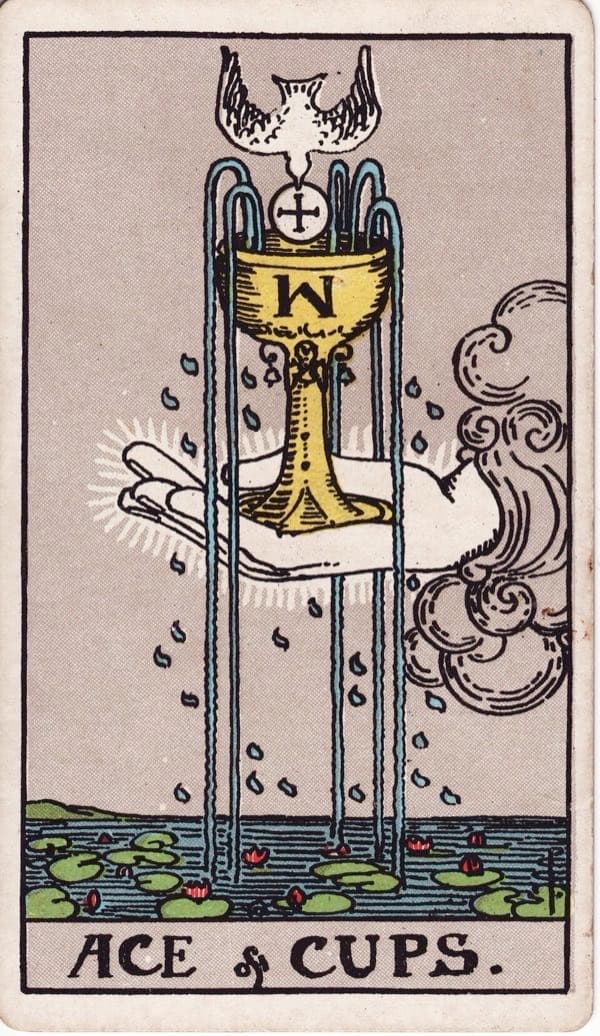 Ace of Cups, upright