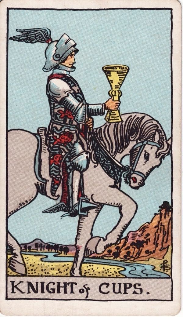 Knight of Cups, upright