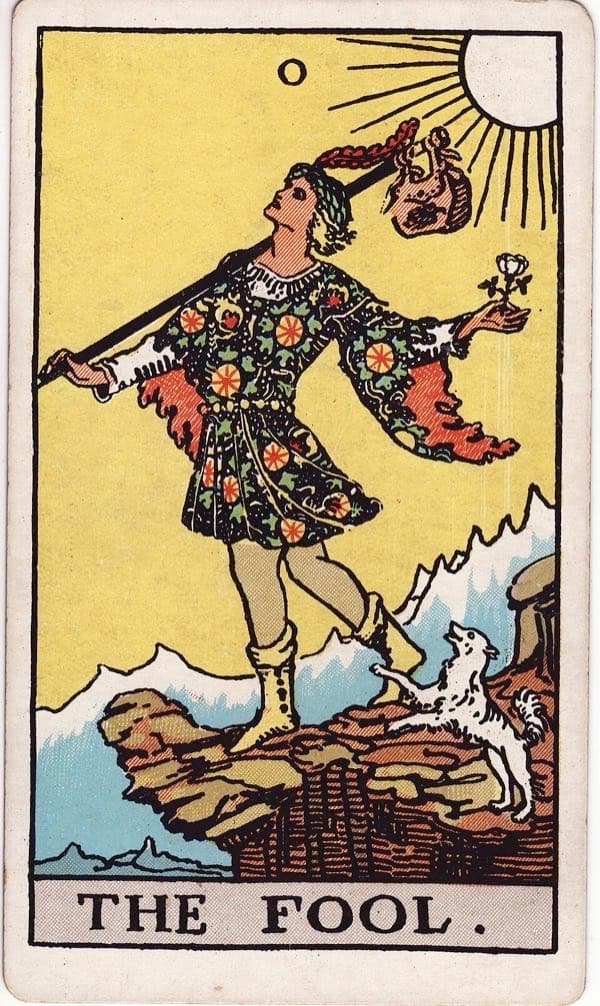 The Fool, upright