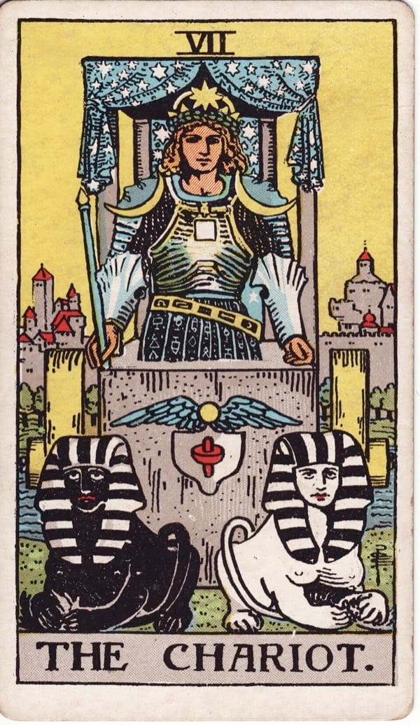 The Chariot, upright