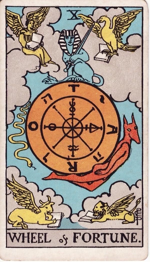 Wheel of Fortune, upright