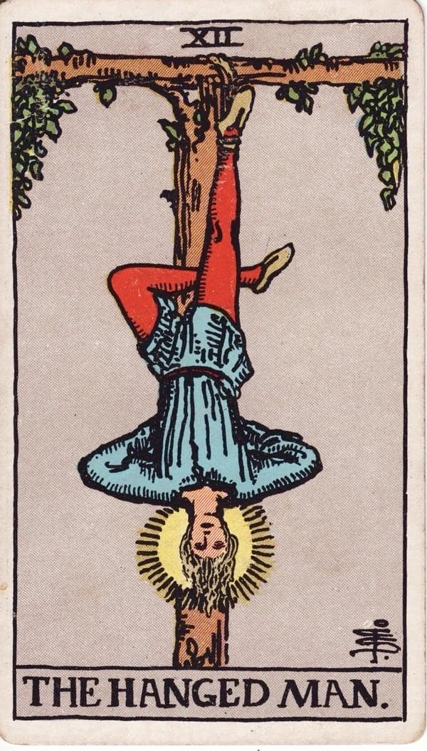 The Hanged Man, upright
