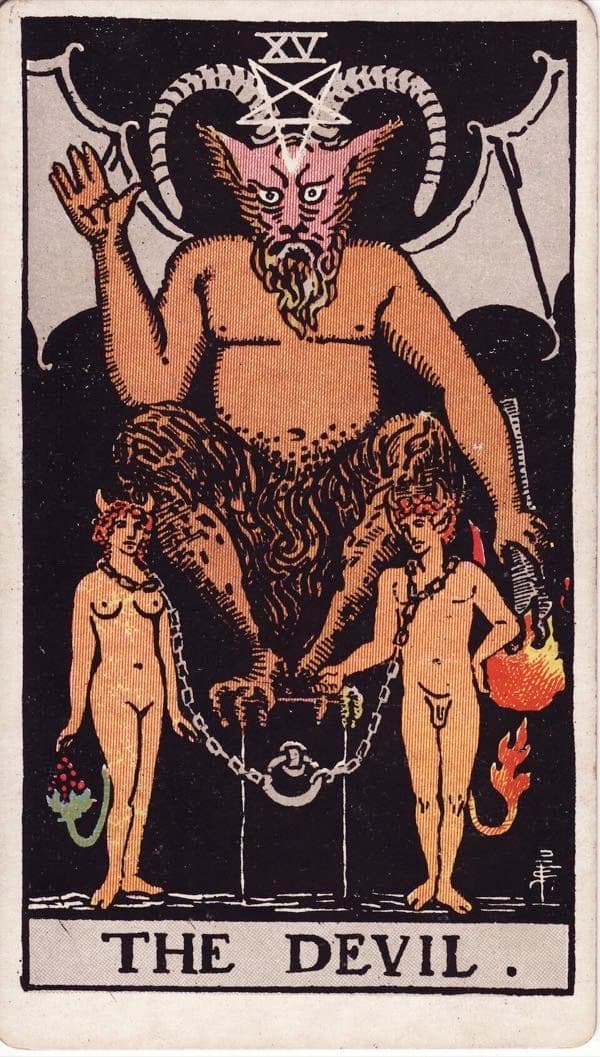 The Devil, upright