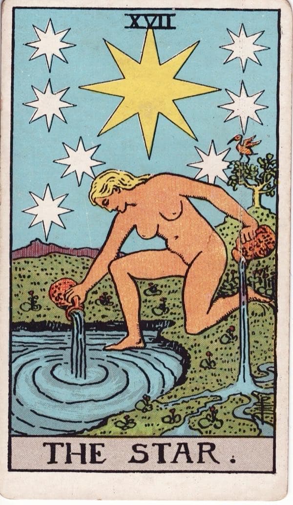 The Star, upright