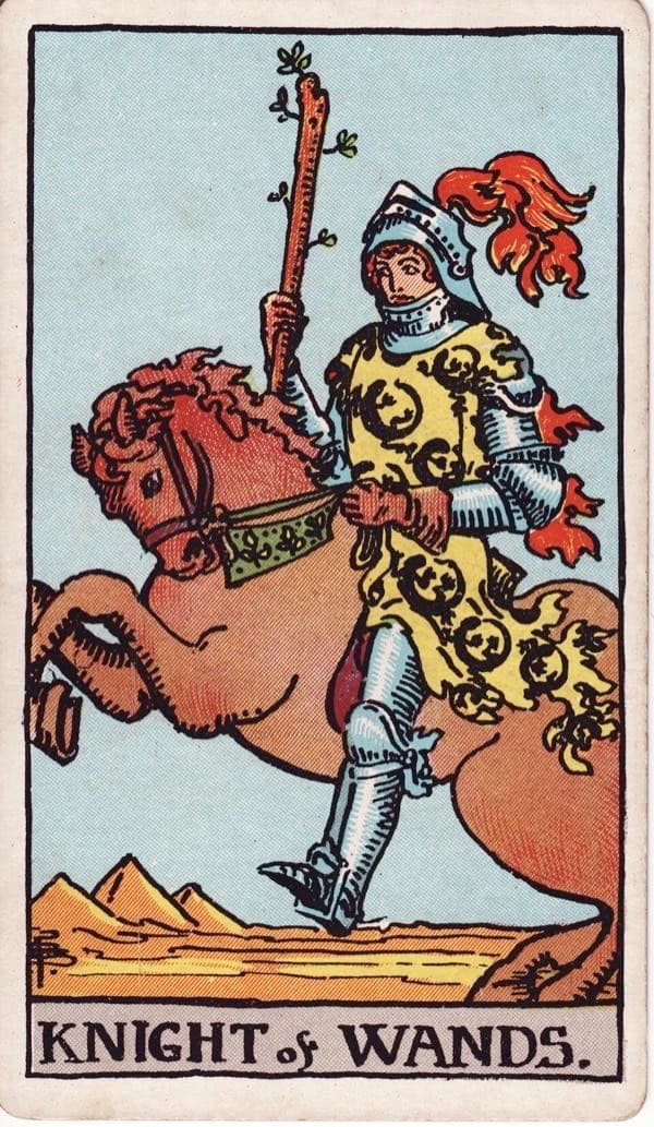 Knight of Wands, upright